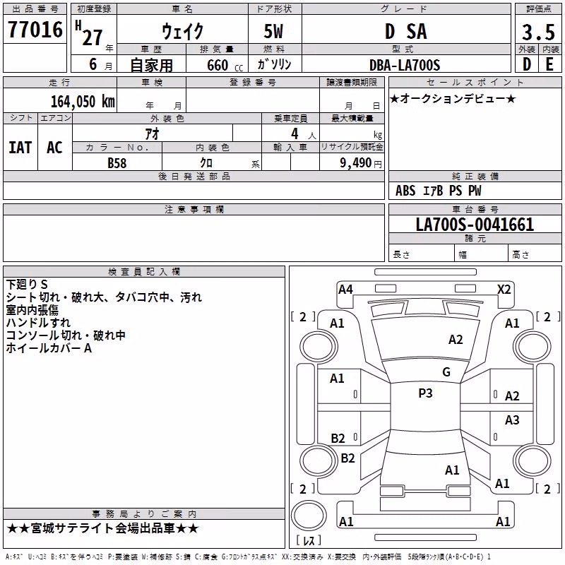 DAIHATSU WAKE
