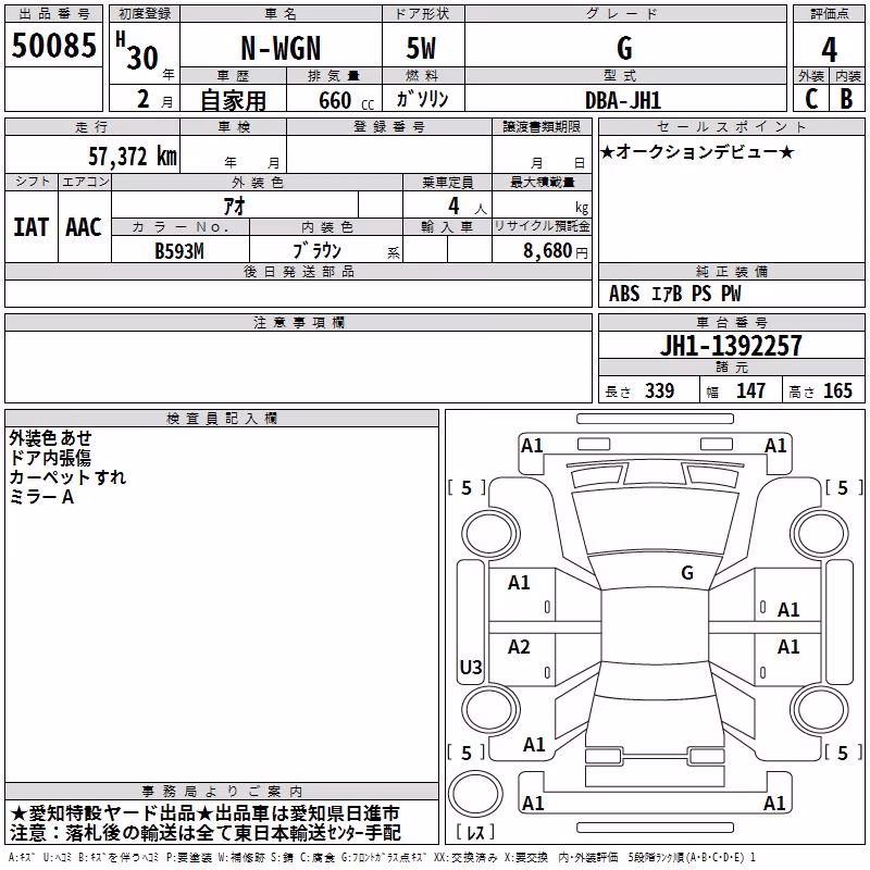 HONDA N-WGN