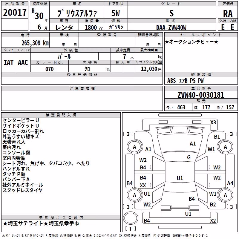 TOYOTA PRIUS ALPHA