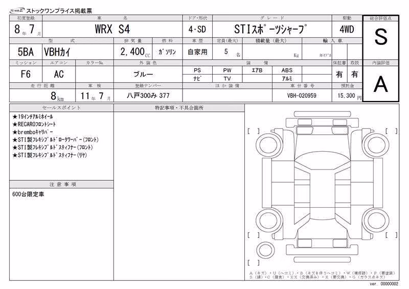 SUBARU IMPREZA WRX