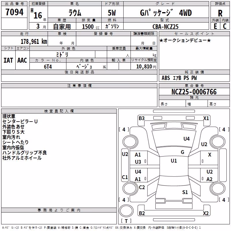 TOYOTA RAUM