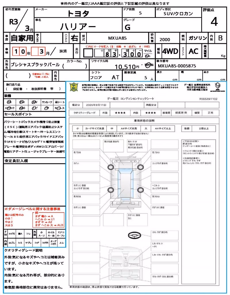 TOYOTA HARRIER