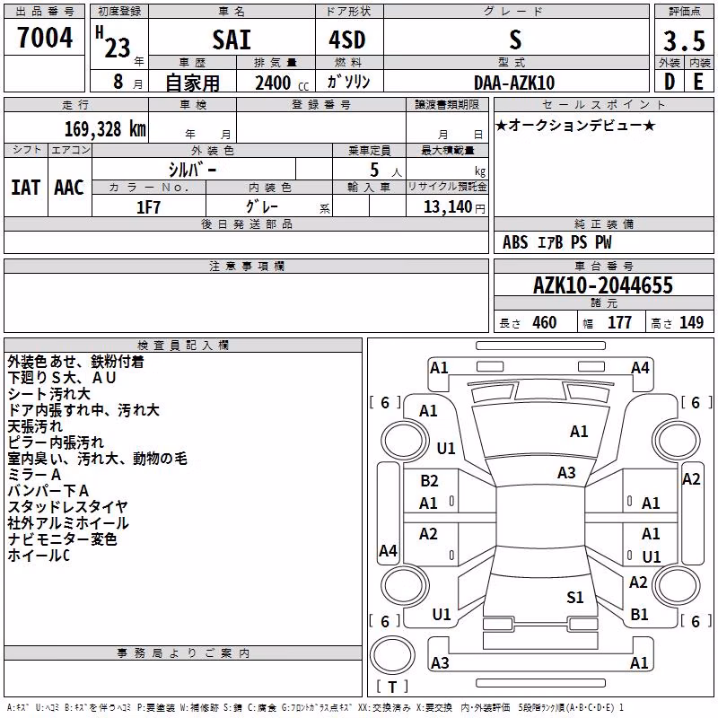 TOYOTA SAI