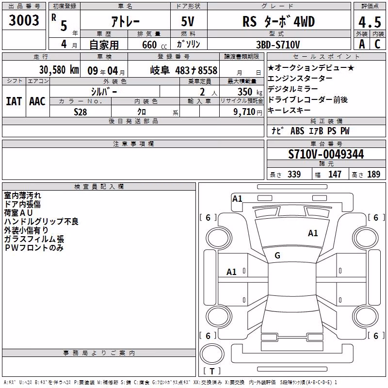 DAIHATSU ATRAI