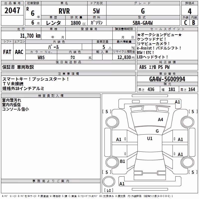 MITSUBISHI RVR