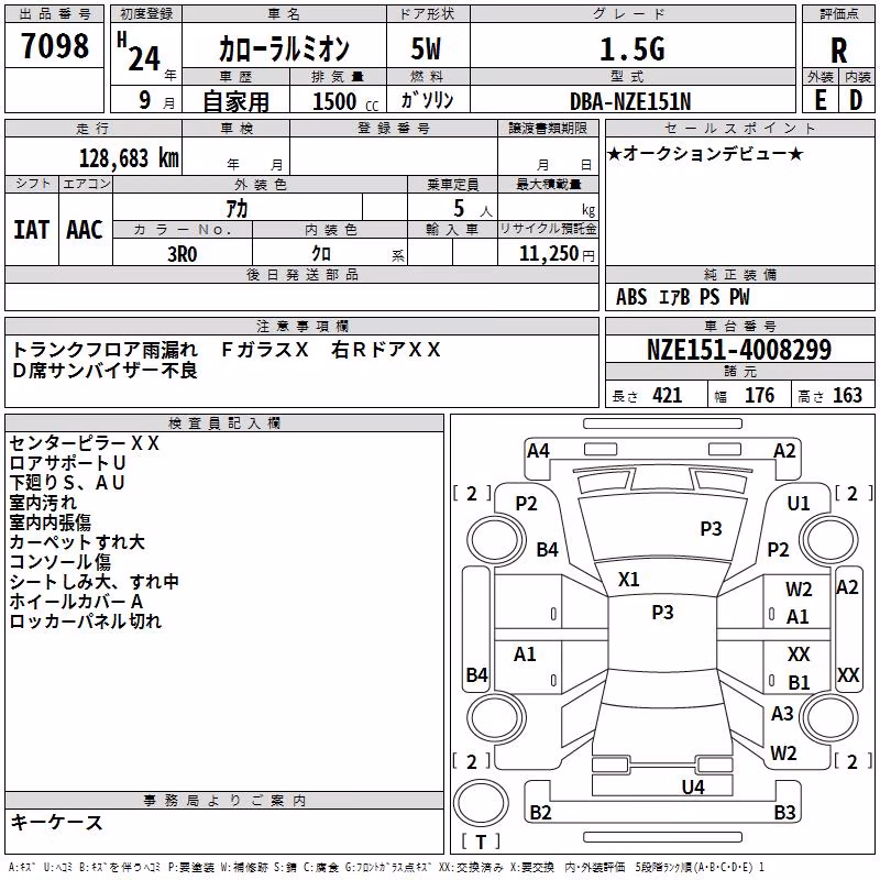 TOYOTA COROLLA RUMION