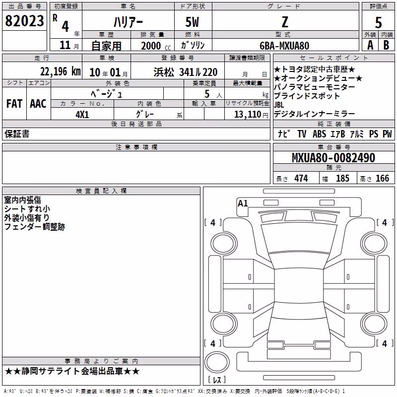 TOYOTA HARRIER