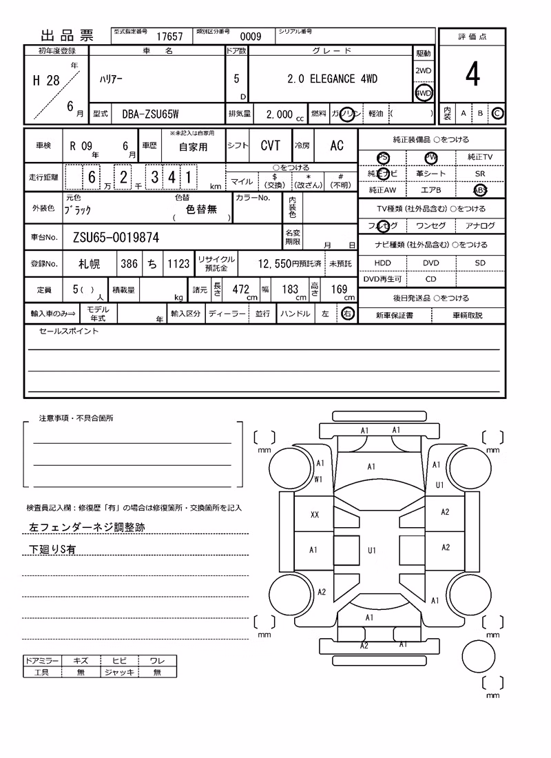 TOYOTA HARRIER