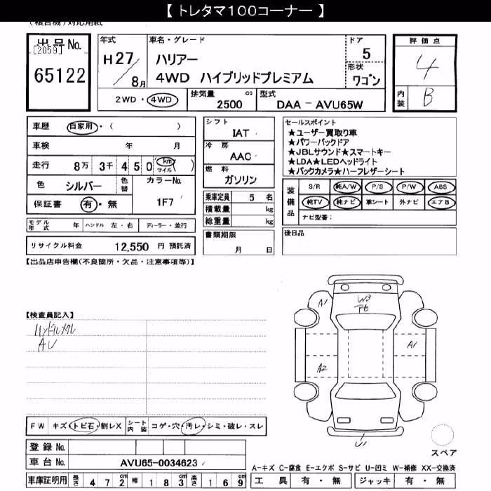 TOYOTA HARRIER