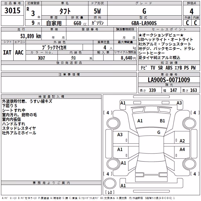 DAIHATSU TAFT