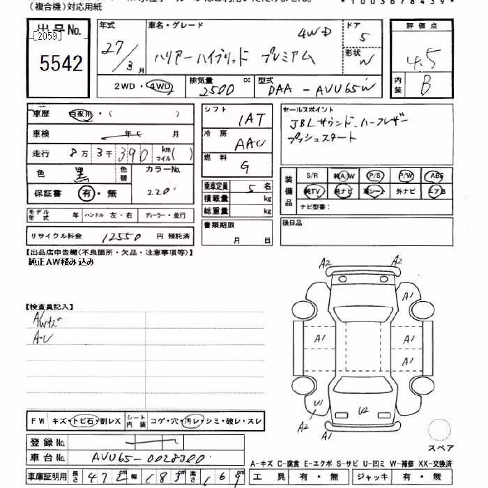 TOYOTA HARRIER