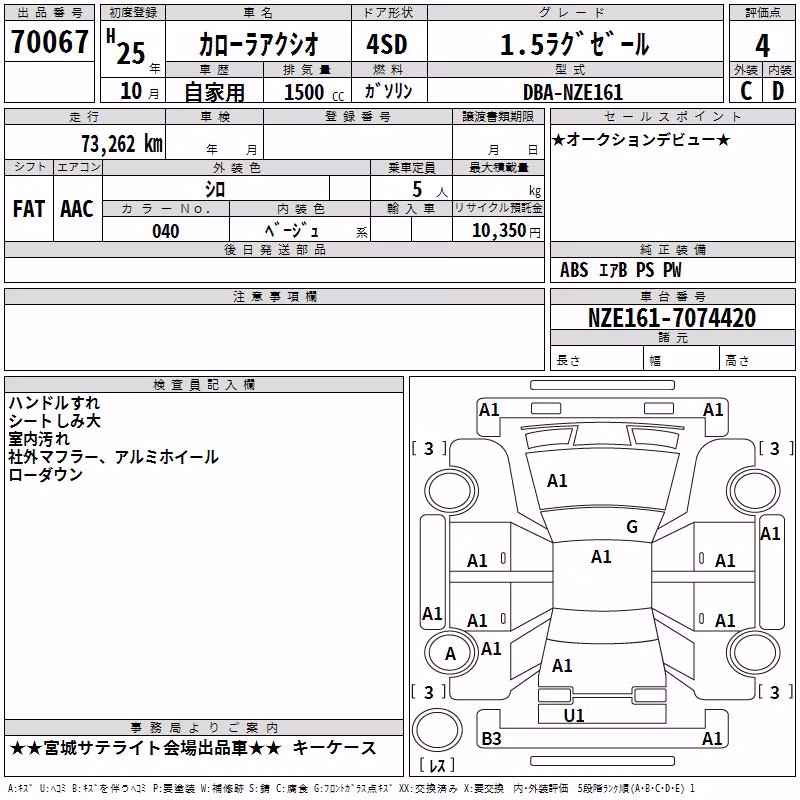 TOYOTA COROLLA AXIO