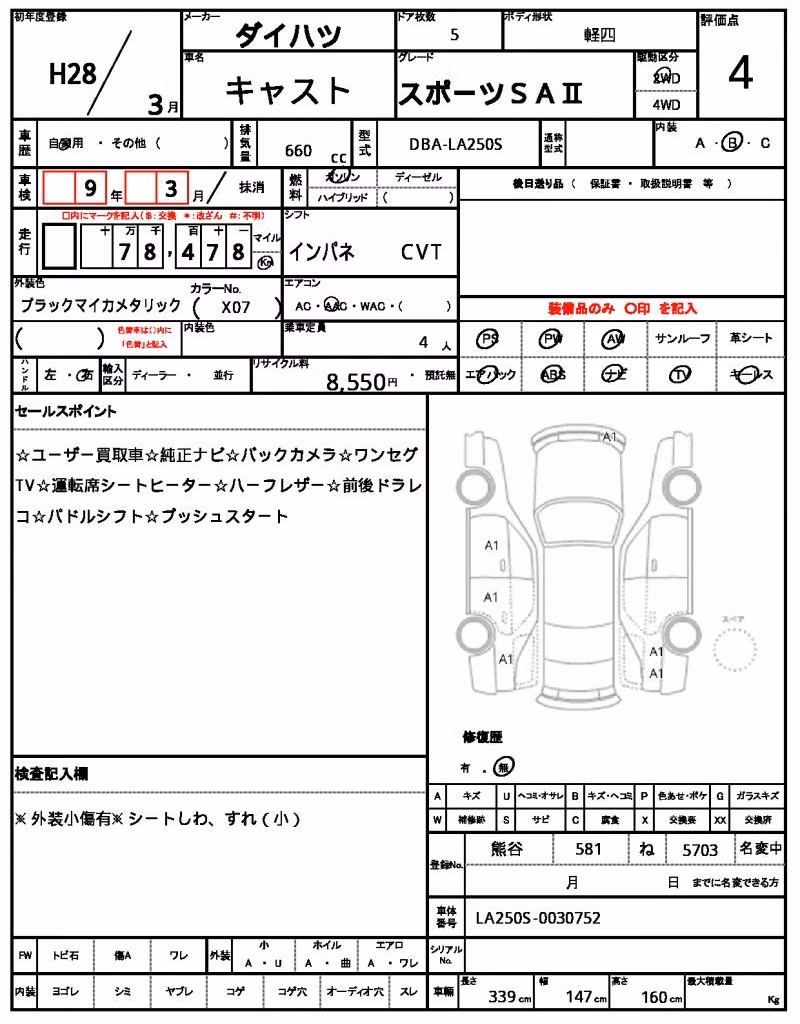 DAIHATSU CAST