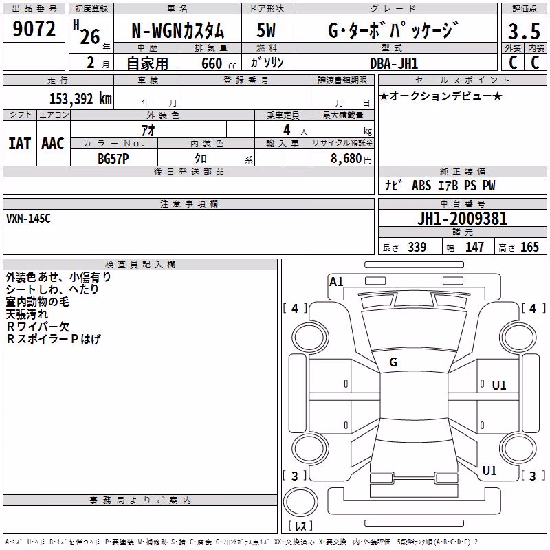 HONDA N-WGN