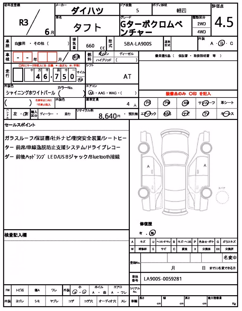 DAIHATSU TAFT