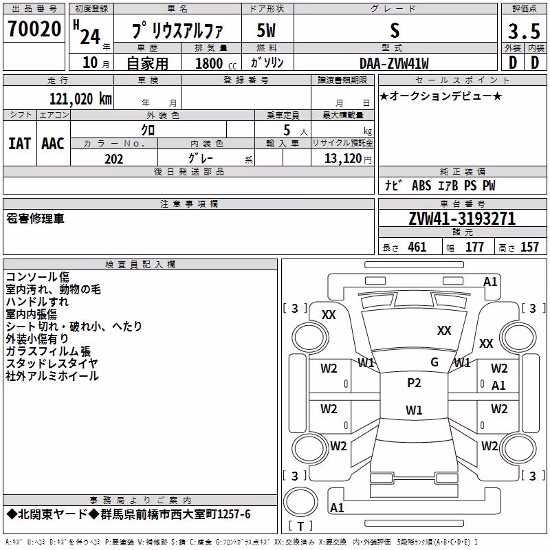 TOYOTA PRIUS ALPHA