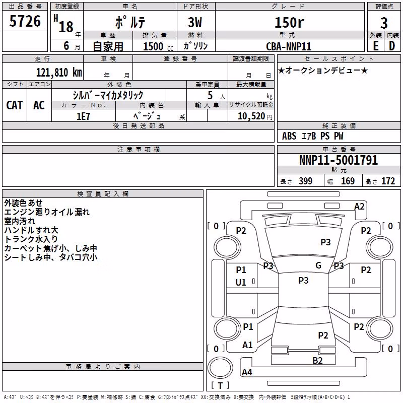 TOYOTA PORTE