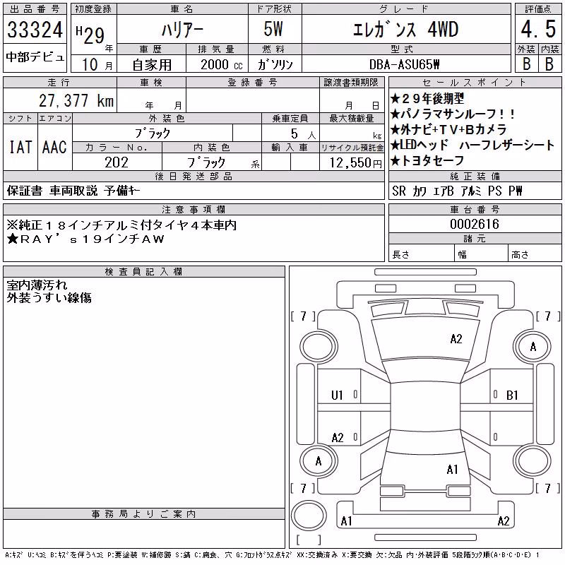 TOYOTA HARRIER