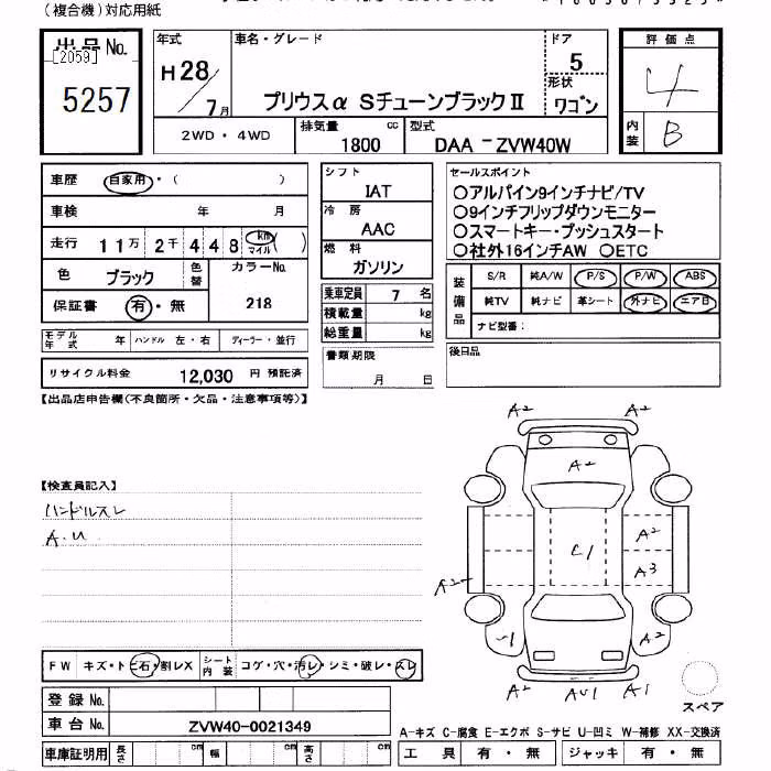 TOYOTA PRIUS ALPHA