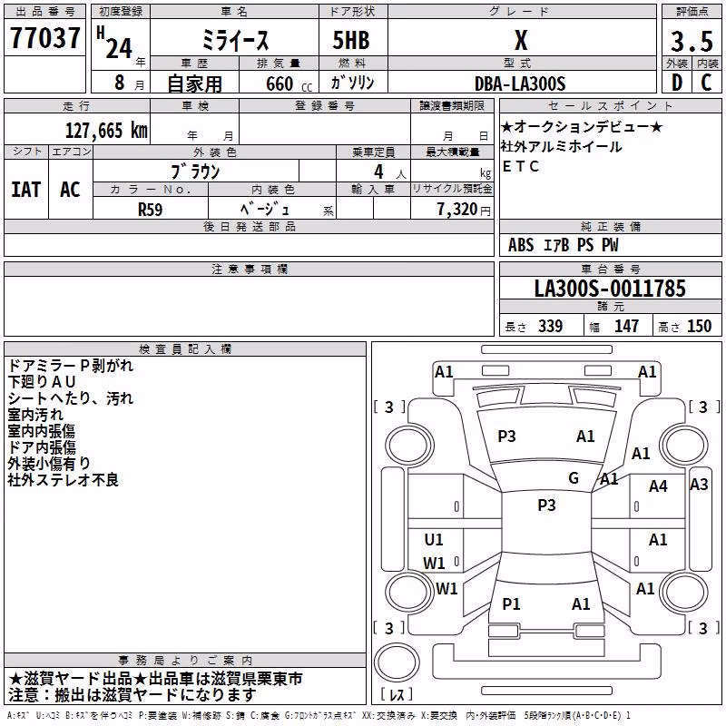 DAIHATSU MIRA E:S