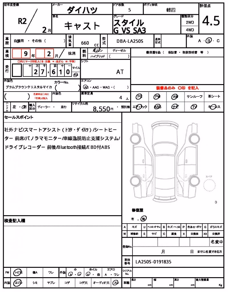 DAIHATSU CAST
