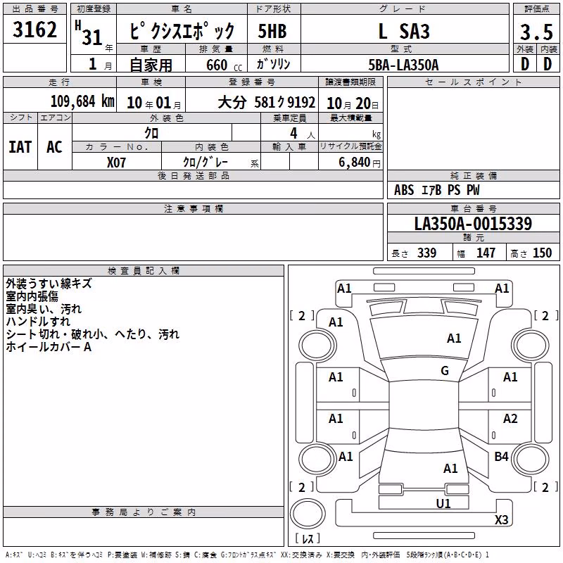 TOYOTA PIXIS EPOCH