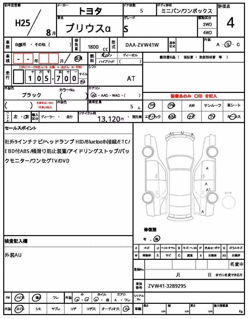 TOYOTA PRIUS ALPHA
