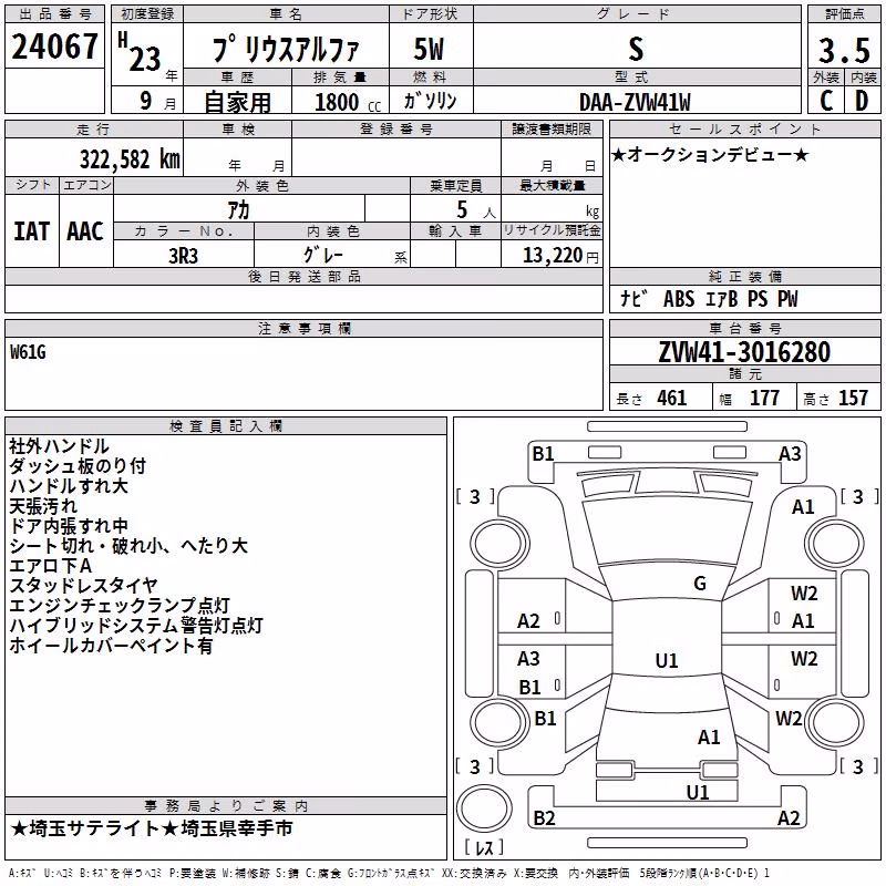 TOYOTA PRIUS ALPHA