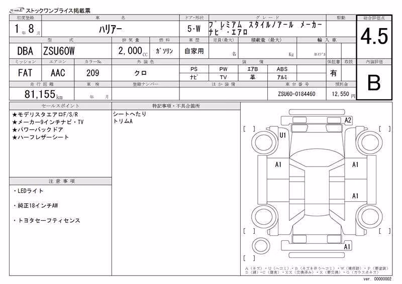 TOYOTA HARRIER