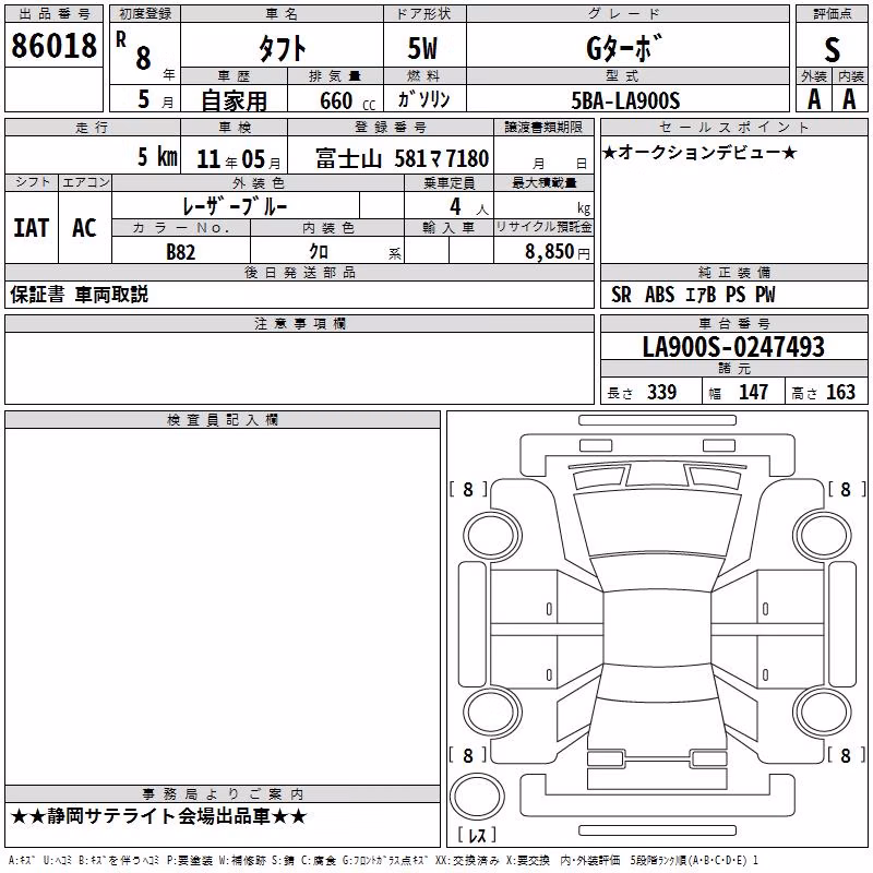 DAIHATSU TAFT