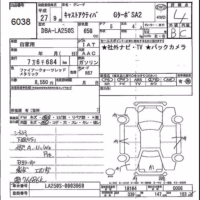 DAIHATSU CAST