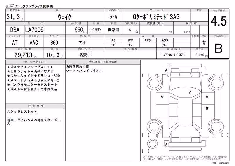 DAIHATSU WAKE