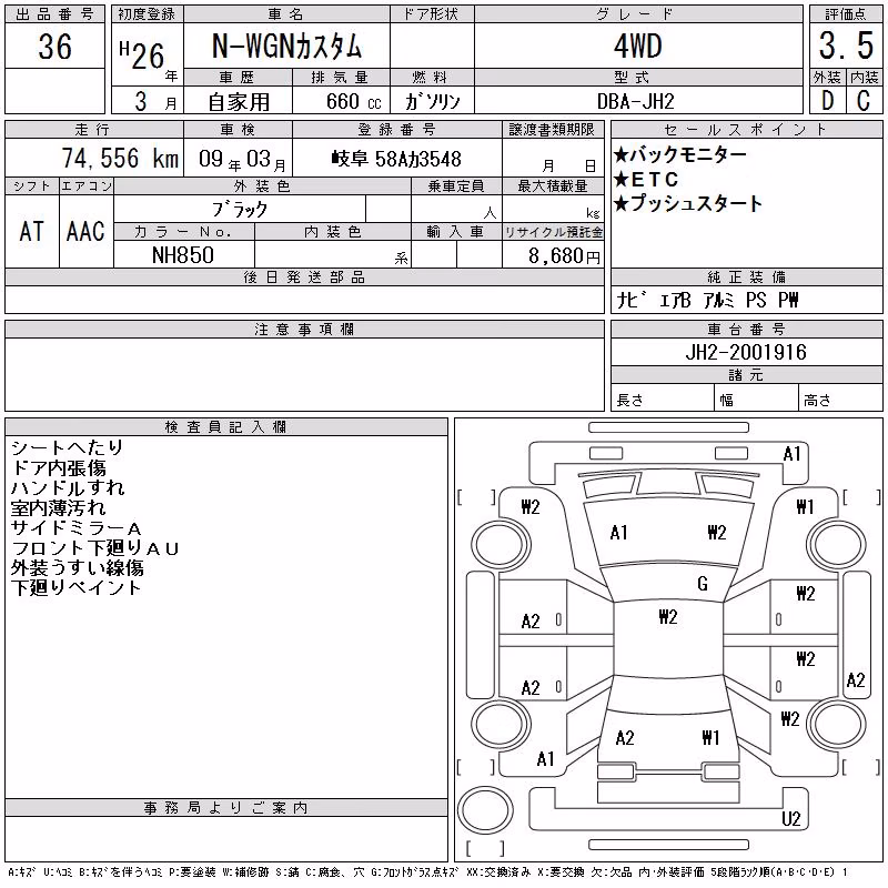 HONDA N-WGN