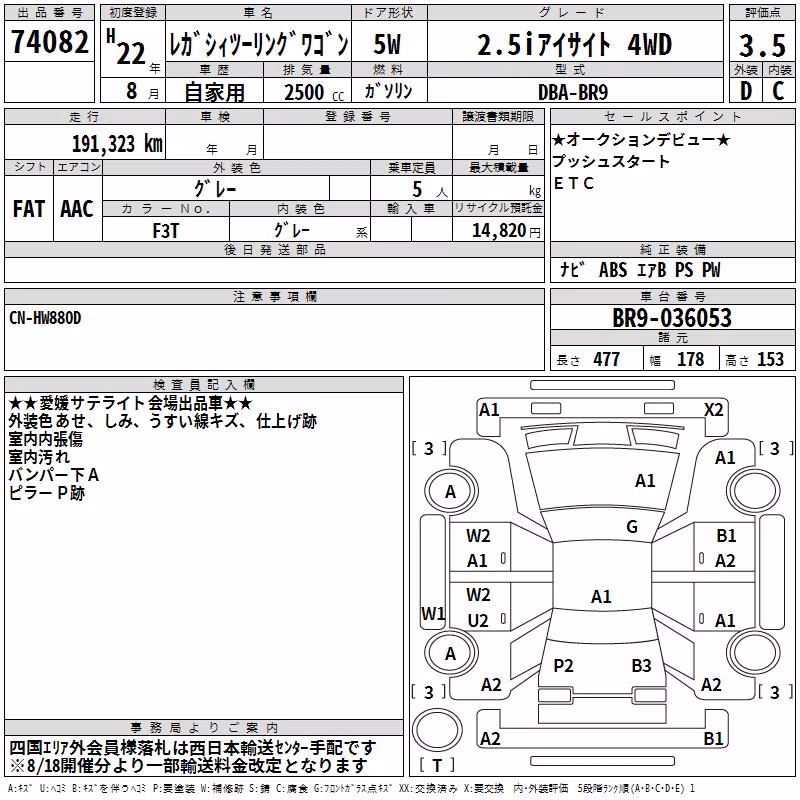 SUBARU LEGACY