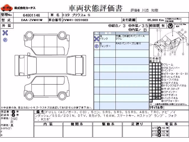TOYOTA PRIUS ALPHA