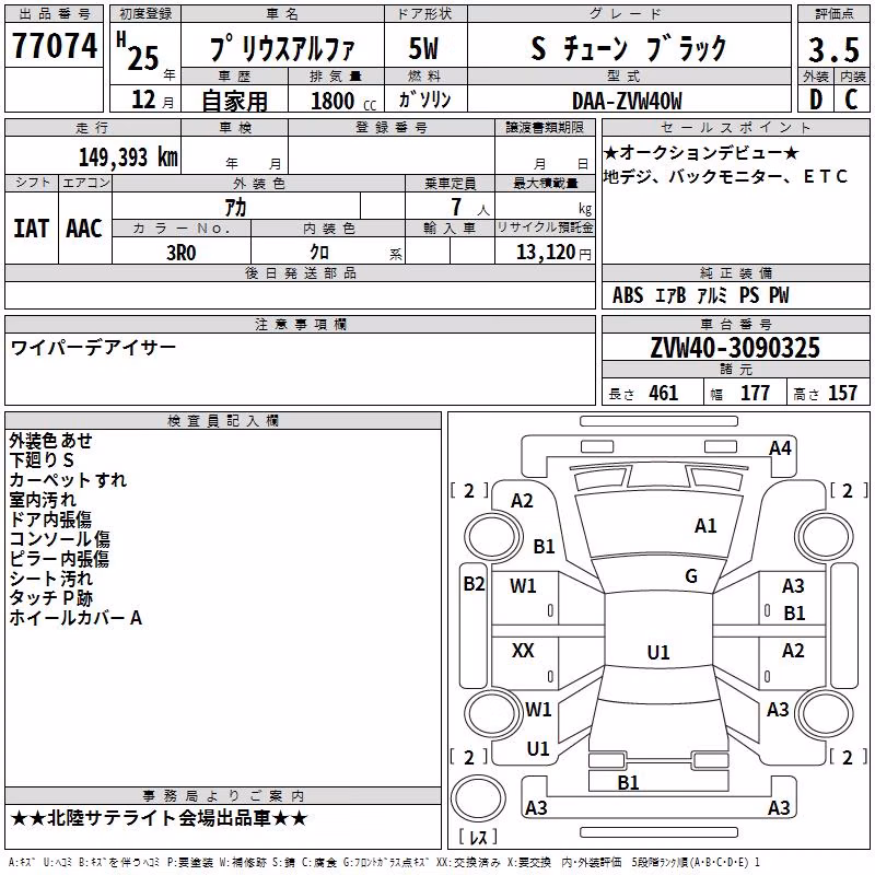 TOYOTA PRIUS ALPHA