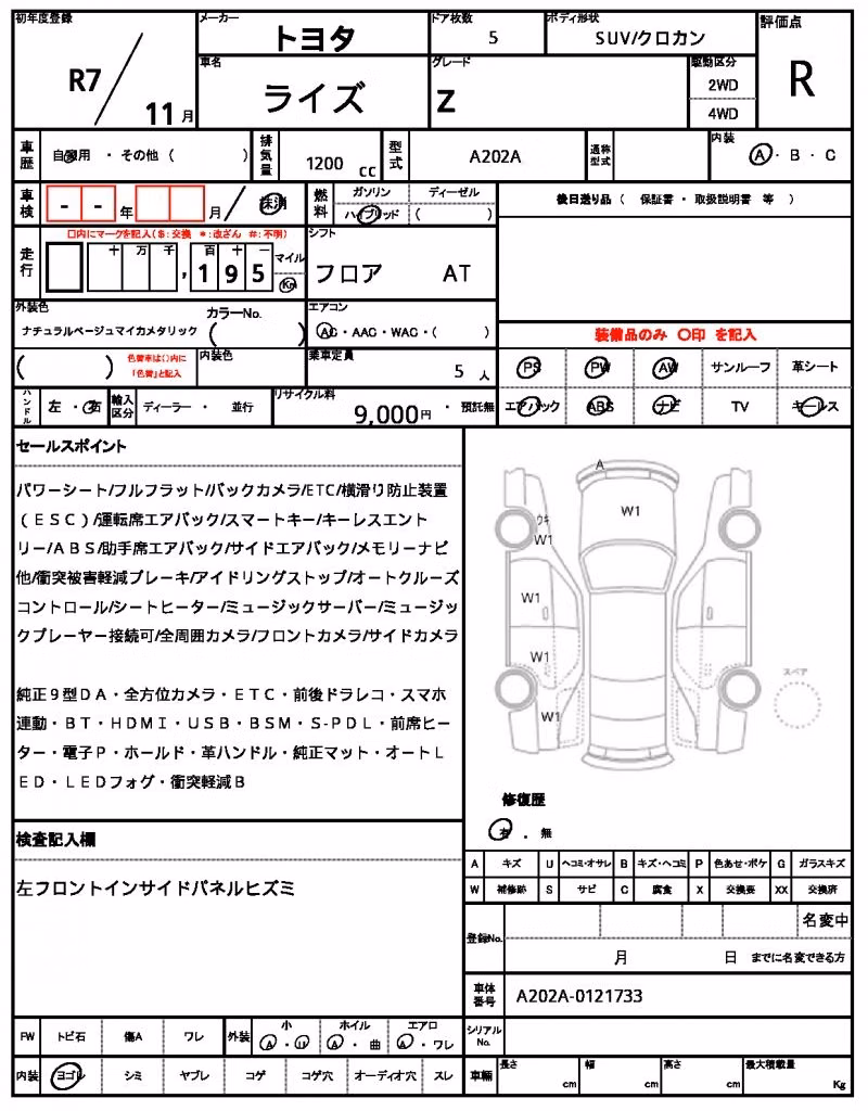 TOYOTA RAIZE