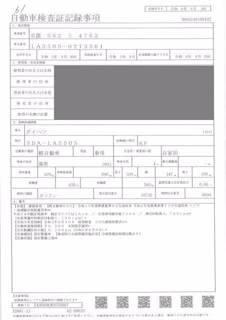 DAIHATSU MIRA E:S