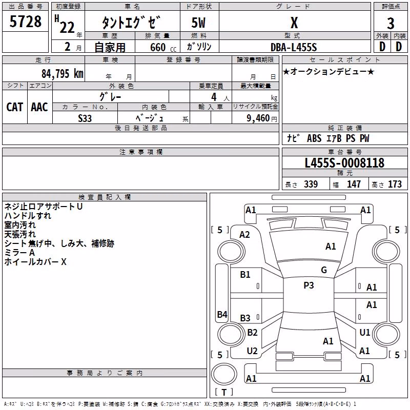 DAIHATSU TANTO EXE