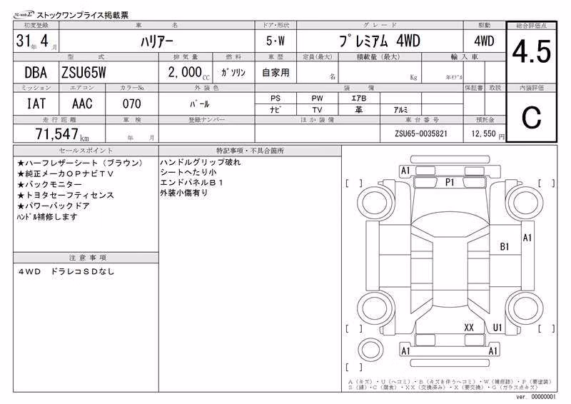 TOYOTA HARRIER