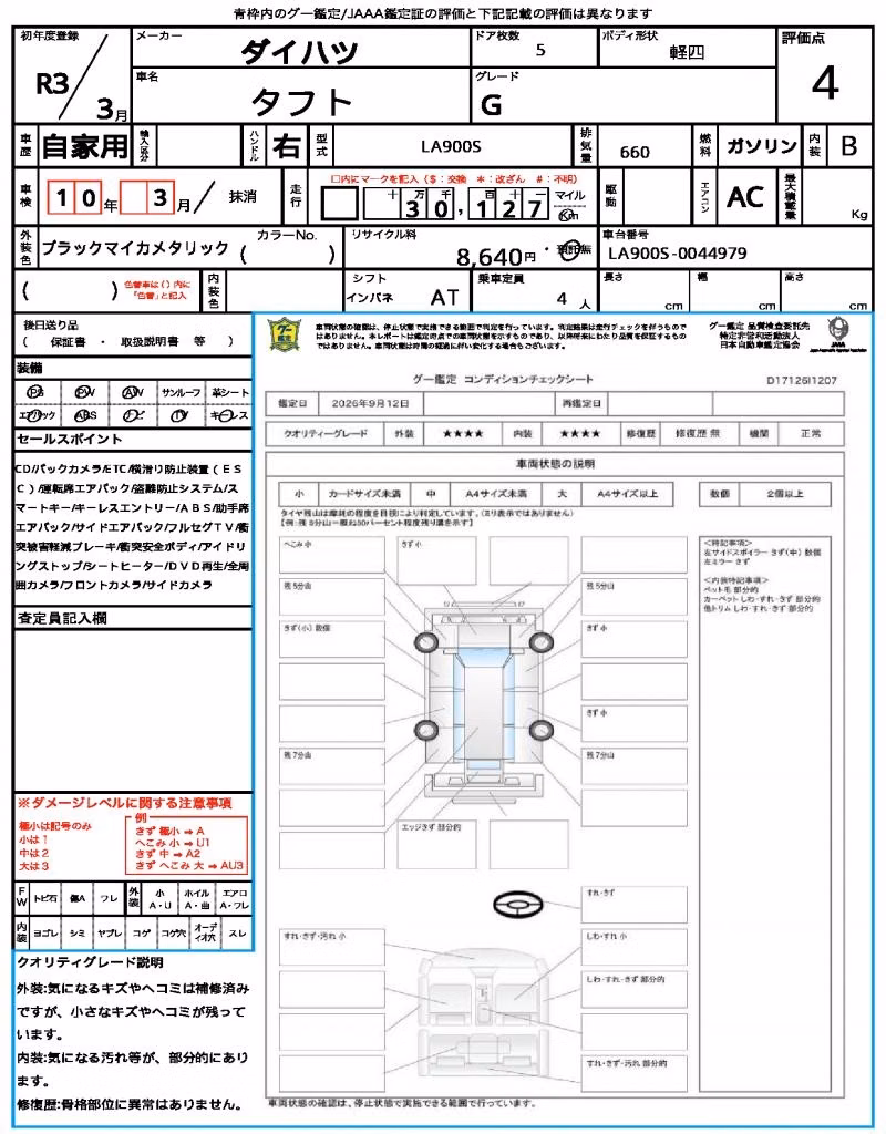 DAIHATSU TAFT