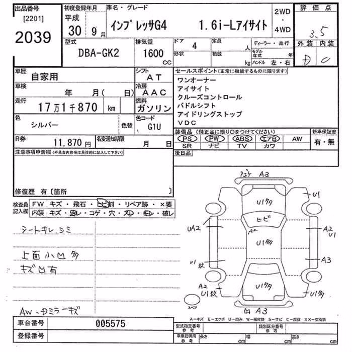 SUBARU IMPREZA