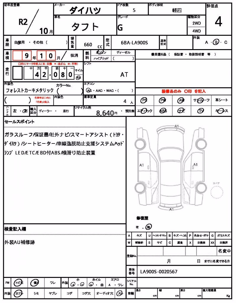 DAIHATSU TAFT