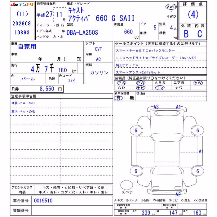 DAIHATSU CAST