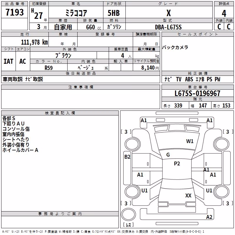 DAIHATSU MIRA COCOA