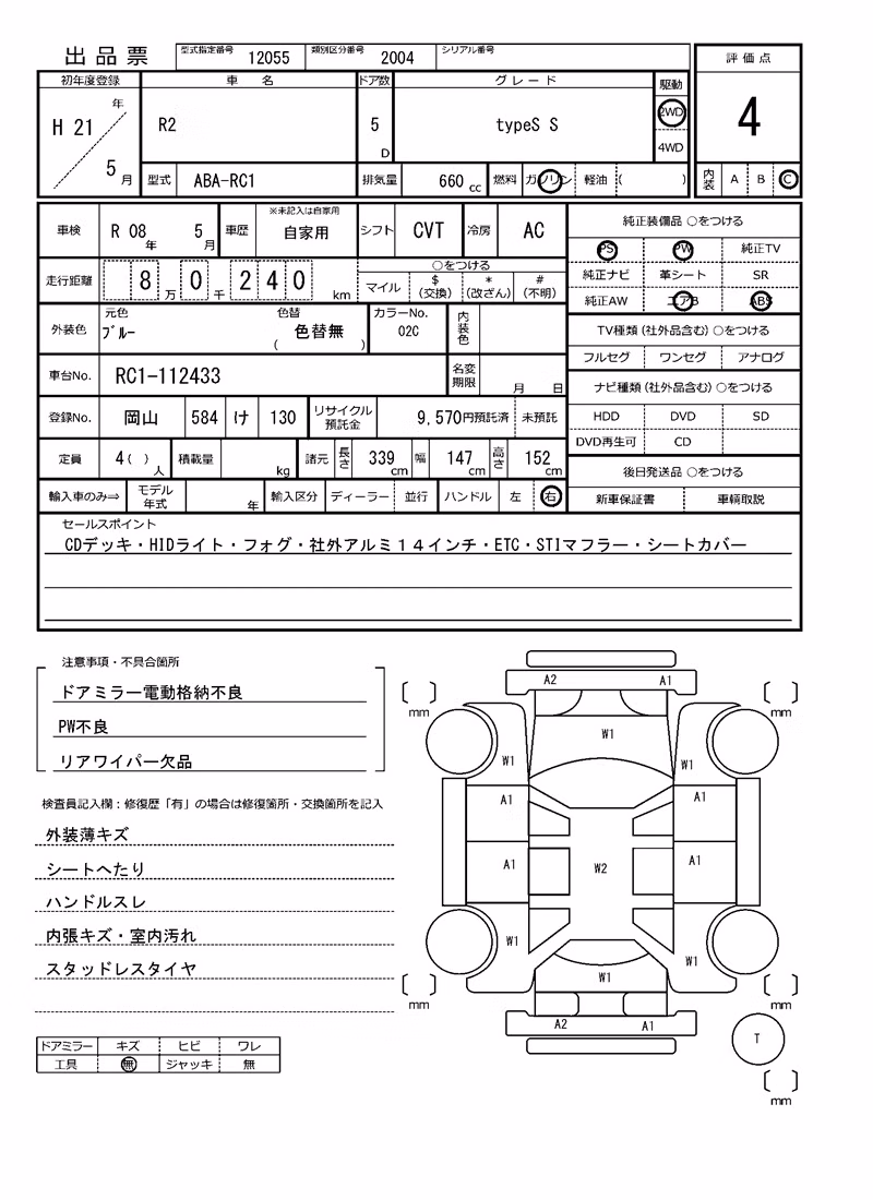 SUBARU R2