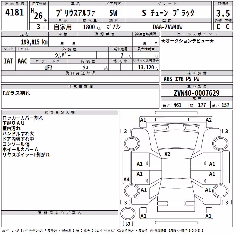 TOYOTA PRIUS ALPHA