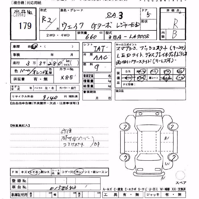 DAIHATSU WAKE