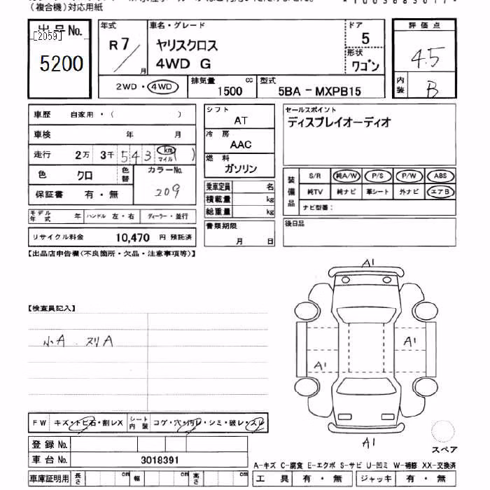 TOYOTA YARIS CROSS