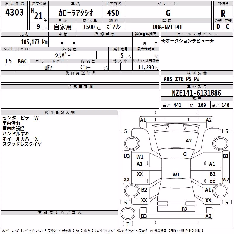 TOYOTA COROLLA AXIO